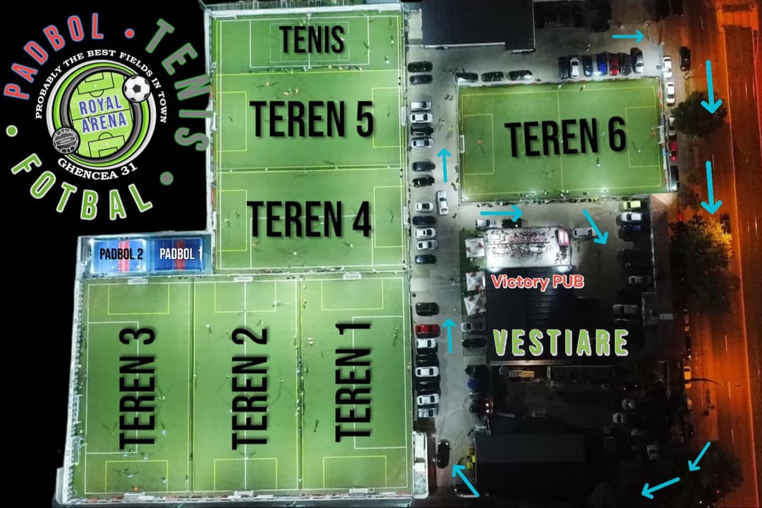 Royal Victory Arena - Bucuresti - facilități și terenuri sportive